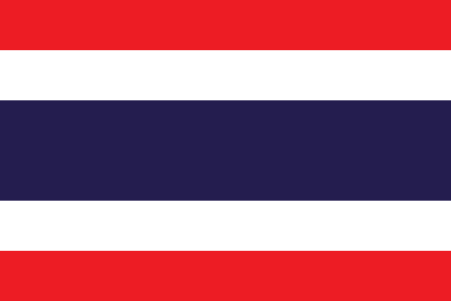 Thailand flagga
