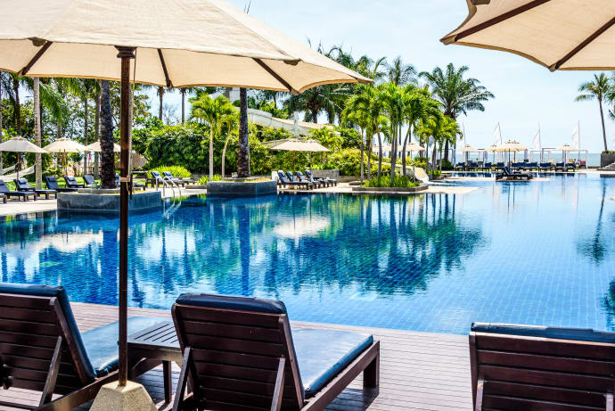 sol och bad i Thailand